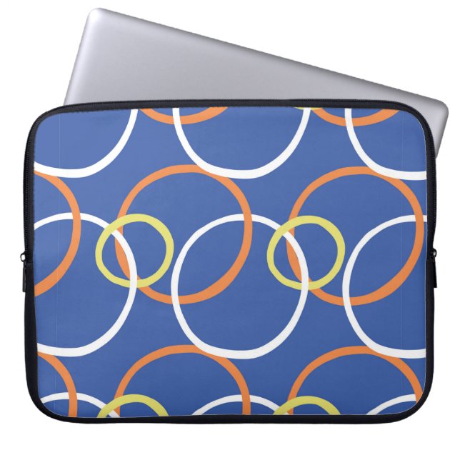  naadloos patroon van de textuurachtergrond. hand laptop sleeve (Voorkant)