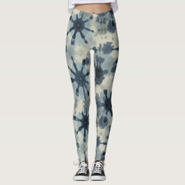 Naadloos patroon van Distressed Tie Dye Effect Leggings