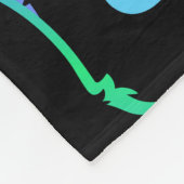 naadloos patroon van een kat-silhouettespatroon, z fleece deken (Hoek)