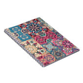 Naadloos patroon van florale patchwork. controleu notitieboek (Rechterzijde)