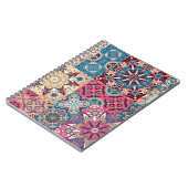 Naadloos patroon van florale patchwork. controleu notitieboek (Linkerzijde)