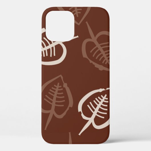 Naadloos patroon van flormotief met bladeren. Stri Case-Mate iPhone Case (Achterkant)