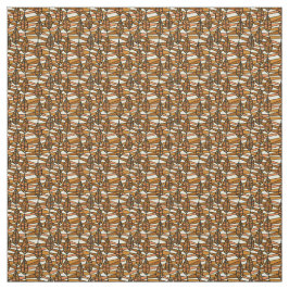 Naadloos patroon van herfstleien stof