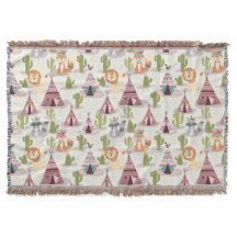 Naadloos patroon van inheemse Amerikanen in bossta