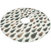 Naadloos patroon van kerstbomen kerstboom rok (Gekanteld)