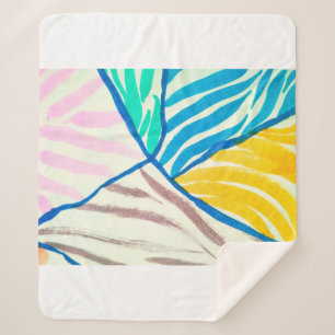 Naadloos patroon van  luxe stijl sherpa deken