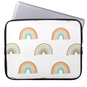 Naadloos patroon van met de hand getrokken abstrac laptop sleeve