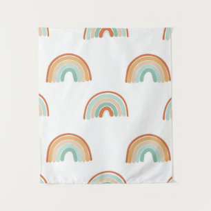 Naadloos patroon van met de hand getrokken abstrac wandkleed