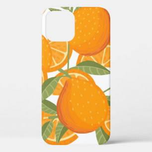 Naadloos patroon van oranje citrusgele vruchten di Case-Mate iPhone case