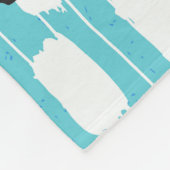 Naadloos patroon van penseelstreek, met de hand ge fleece deken (Hoek)