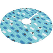 Naadloos patroon van penseelstreek, met de hand ge kerstboom rok (Gekanteld)