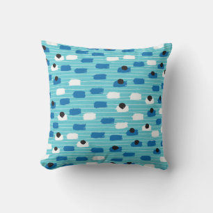 Naadloos patroon van penseelstreek, met de hand ge kussen