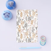 Naadloos patroon van planten in boho-stijl flyer (Enkel)