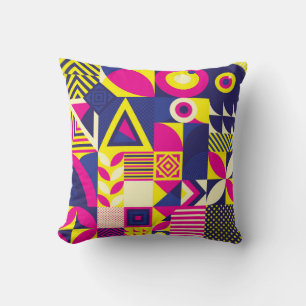 Naadloos patroon van Pop en kleurrijk Abstract geo Kussen