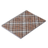 Naadloos patroon van schotse tartan-vlecht. Repeat Notitieboek (Linkerzijde)