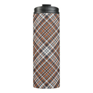 Naadloos patroon van schotse tartan-vlecht. Repeat Thermosbeker