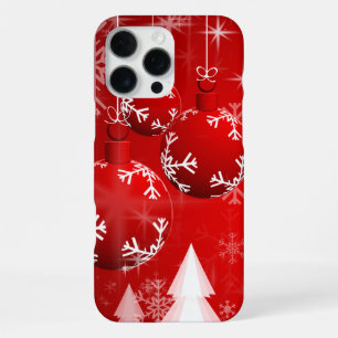 Naadloos patroon van sneeuwmannen en sneeuwvlokken iPhone 16 pro max hoesje