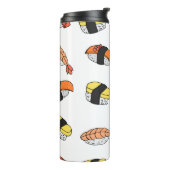 naadloos patroon van Sushi Thermosbeker (Gedraaid links)