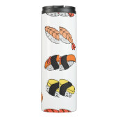 naadloos patroon van Sushi Thermosbeker (Achterkant)