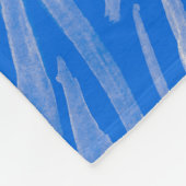 Naadloos patroon van tijgerhuid fleece deken (Hoek)
