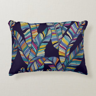 Naadloos patroon van Tropische palmbladeren Accent Kussen