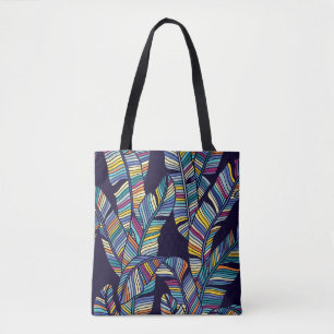 Naadloos patroon van Tropische palmbladeren Tote Bag