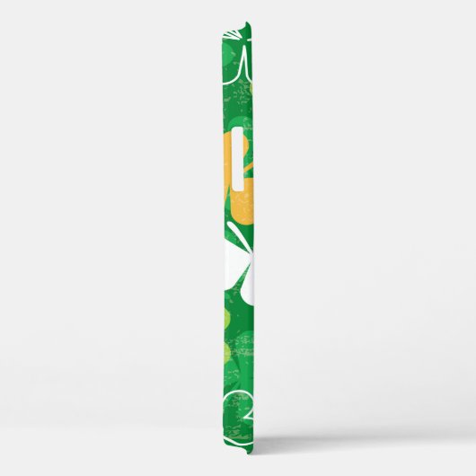 Naadloos patroon van verspreide klavers en shamroc Case-Mate iPhone case (Achterkant / Rechts)