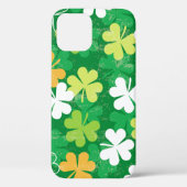 Naadloos patroon van verspreide klavers en shamroc Case-Mate iPhone case (Achterkant)