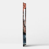 Naadloos patroon van vogelveren. Case-Mate iPhone case (Achterkant / Links)