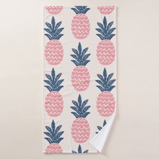 Naadloos patroon van vun ananas badhanddoek (Badhanddoek)