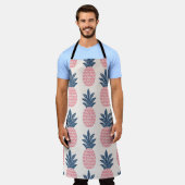 Naadloos patroon van vun ananas schort (Gedragen)