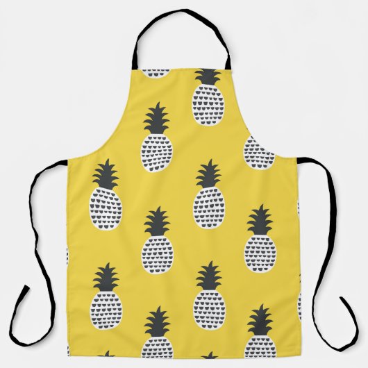 Naadloos patroon van vun ananas schort (Voorkant)