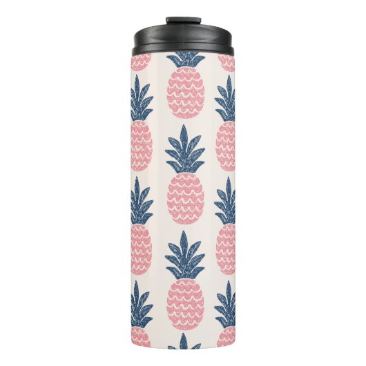 Naadloos patroon van vun ananas thermosbeker (Voorkant)