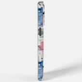 Naadloos patroon van waterverf kersthuizen. Case-Mate iPhone case (Achterkant / Rechts)
