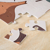 Naadloos Patroon van Zoete Aardappels Legpuzzel (Zijkant)
