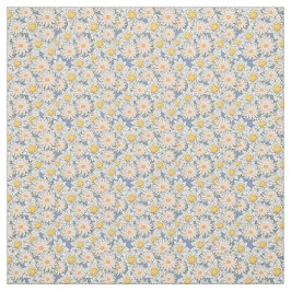 Naadloos patroon van zomerbloemen op grijs stof