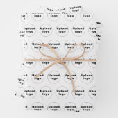 Naadloos Patroon voor zakelijke Logo op wit Inpakpapier Vel (In situ)