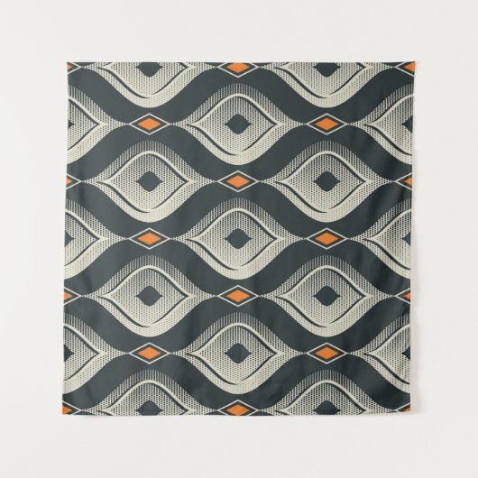 naadloos  patroon wandkleed (Voorkant (horizontaal))