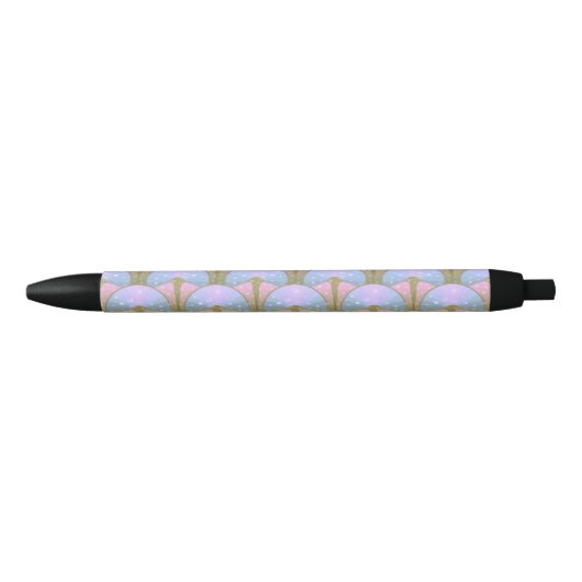 naadloos patroon zwarte inkt pen (Voorkant)