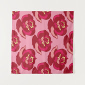 Naadloos patroongoud met vuurwapens rozen  mooi wandkleed (Voorkant (horizontaal))