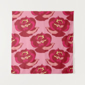 Naadloos patroongoud met vuurwapens rozen  mooi wandkleed (Voorkant)