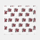 Naadloos patroonontwerp fleece deken (Voorkant (Horizontaal))