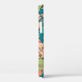 Naadloos patroonontwerp met handgetekende bloemen  Case-Mate iPhone case (Achterkant / Rechts)