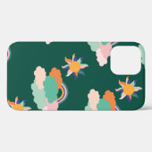 Naadloos patroonontwerp met kleurrijke wolken en r Case-Mate iPhone case (Achterkant (horizontaal))