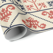 Naadloos patroonontwerp met traditionele Palestijn Cadeaupapier (Rol Hoek)