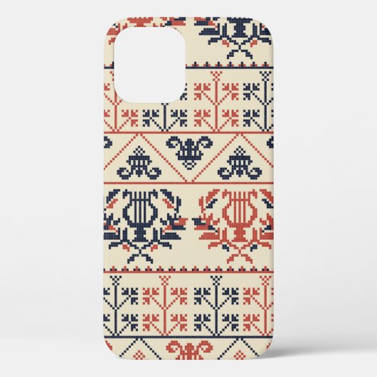 Naadloos patroonontwerp met traditionele Palestijn Case-Mate iPhone Case (Achterkant)