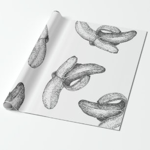 Naadloos patroonontwerp of achtergrond met banaan. cadeaupapier