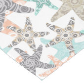 Naadloos patroonvormig korte tafelloper (Hoek)