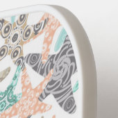 Naadloos patroonvormig pickleball paddle (Links Detail)