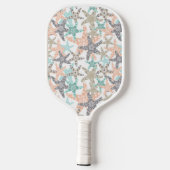 Naadloos patroonvormig pickleball paddle (Achterkant)